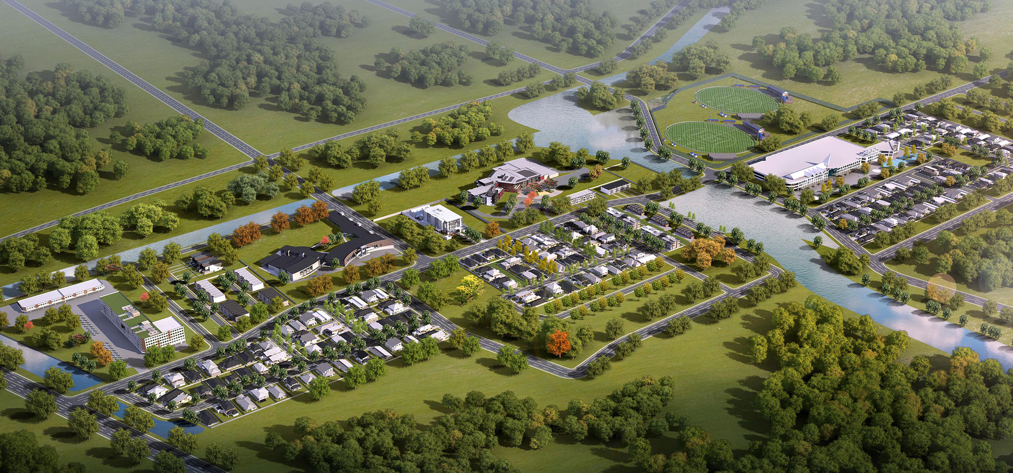3D Site Plans for Residential Masterplans & Mixed-Use Developments