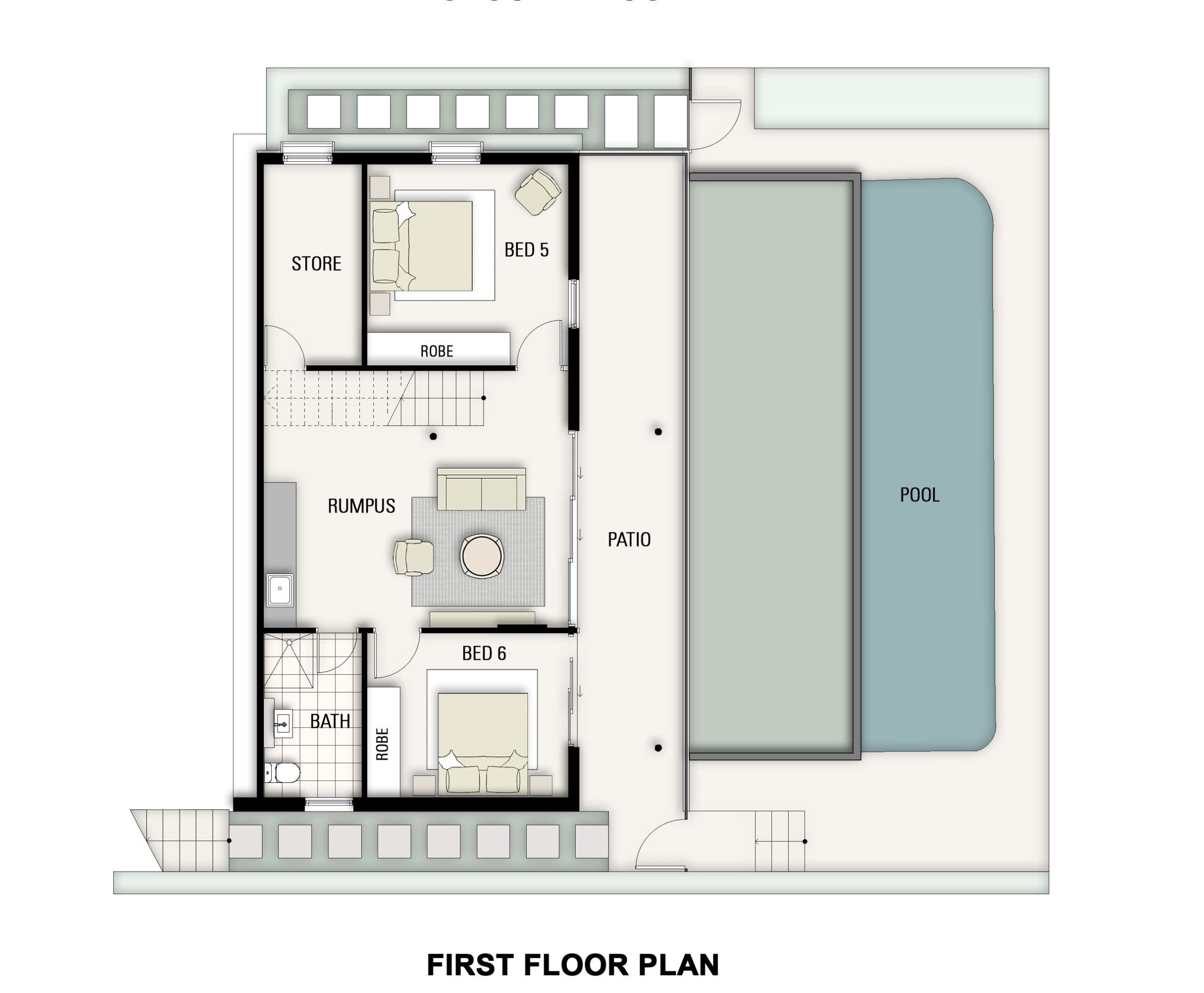 sS16920 Platino Floor Plans Double Storey Floor Plan scaled